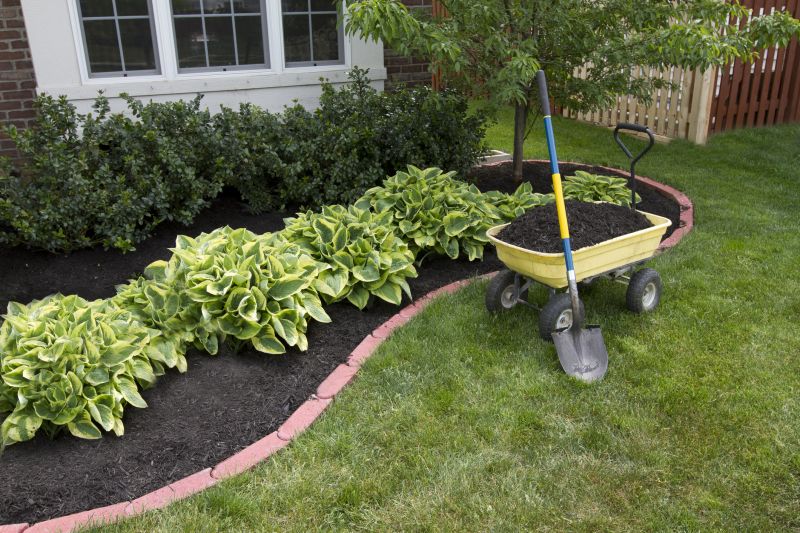 Red Mulch Installation in Honolulu, HI